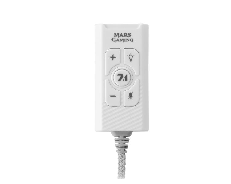 Tarjeta Sonido 7 1 Usb Msc2 Blanco Mars Gaming