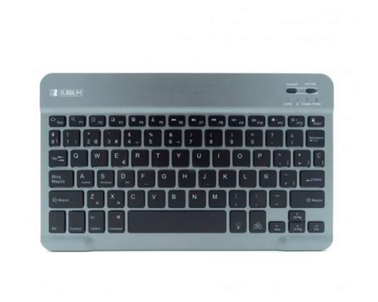 Teclado Smart Backlit Bluetooth Grey Subblim