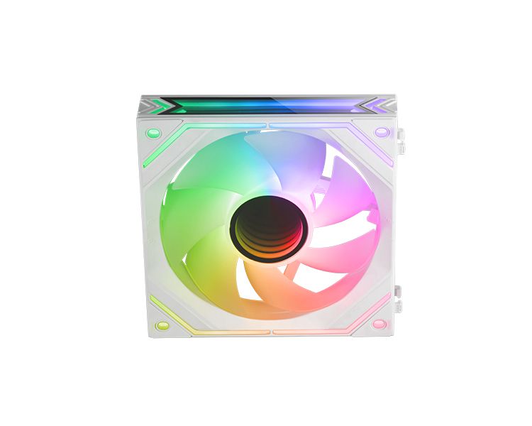 Ventilador Auxiliar A Rgb 120mm Mf Linkfinity Blanco Mars Gaming