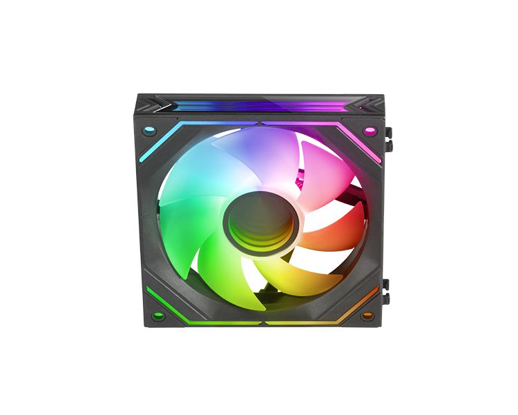 Ventilador Auxiliar A Rgb 120mm Mf Linkfinity Negro Mars Gaming