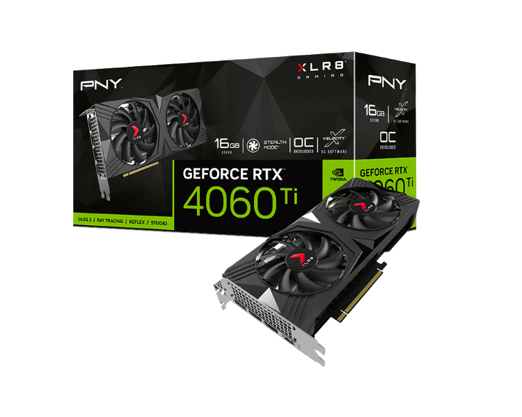 Pny Geforce Rtx 4060 Ti 16gb Verto Overclocked