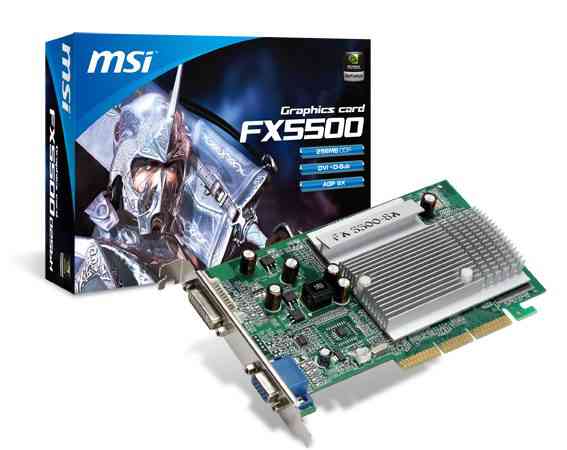 Grafica Msi Nvidia Geforce Fx5500-d256h 256mb Ddr