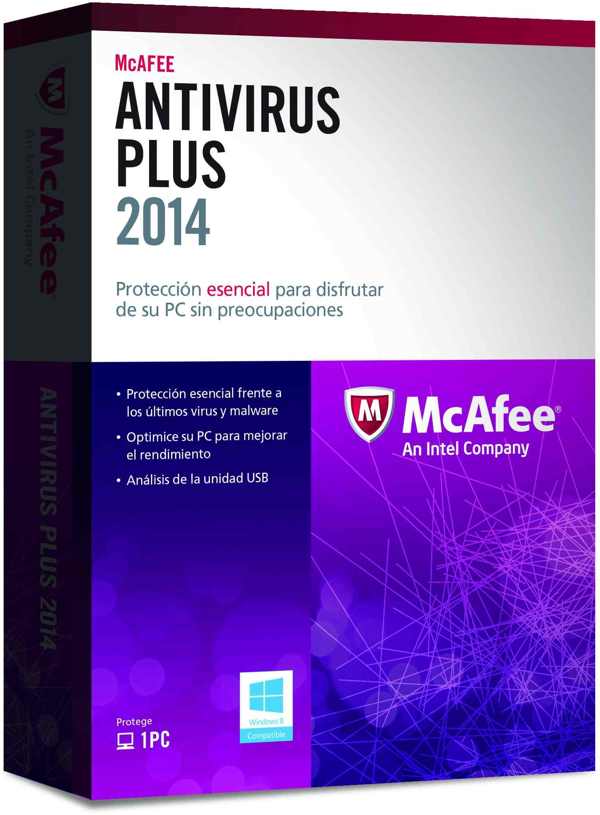 Mcafee Antivirus Plus 2014 1 Lic