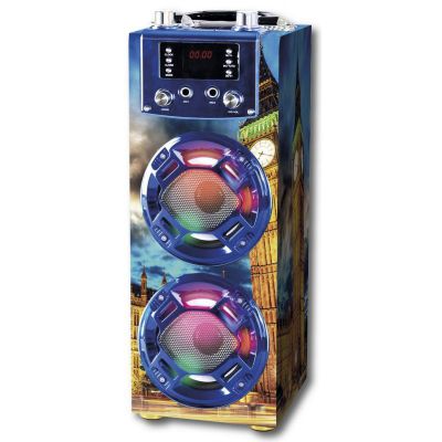 Altavoz Bluetooth Karaoke Go Rock Gr Wsk125 Azul