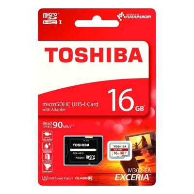 Memoria Toshiba Micro Sdhc 16gb Adaptador Clase 10 Pte
