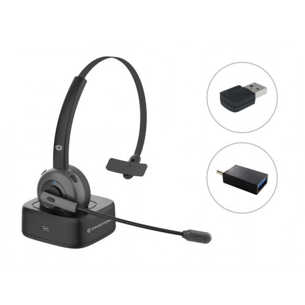 AURICULAR MIC CONCEPTRONIC WIRCON BASE DE CARGA Y AUDIO