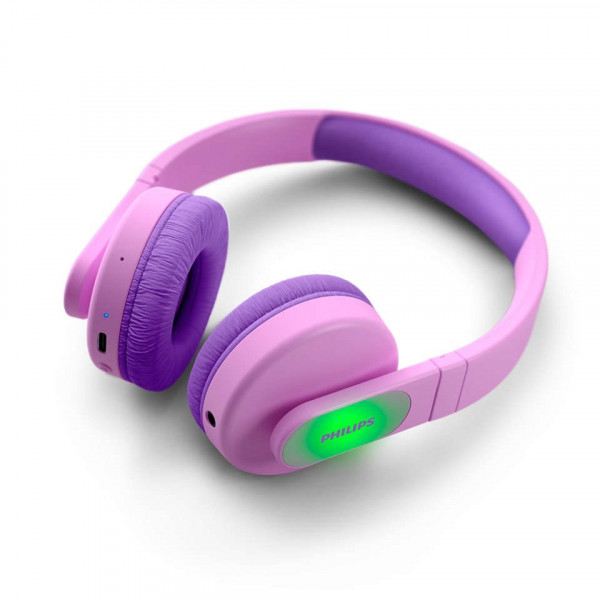 Auricular Philips Diadema Tak4206 Para Ninos Rosa Inalam