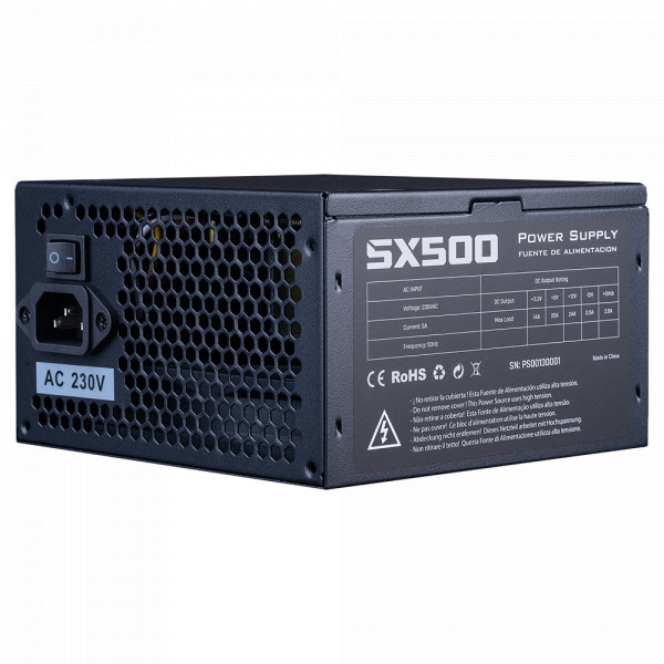 FUENTE ALIMENTACION 500W HIDITEC SX500W BULK