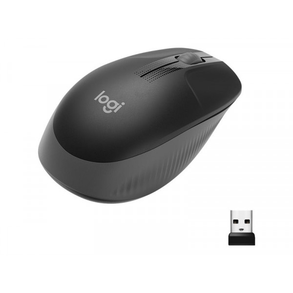 RATON LOGITECH WIRELESS M190 CARBON