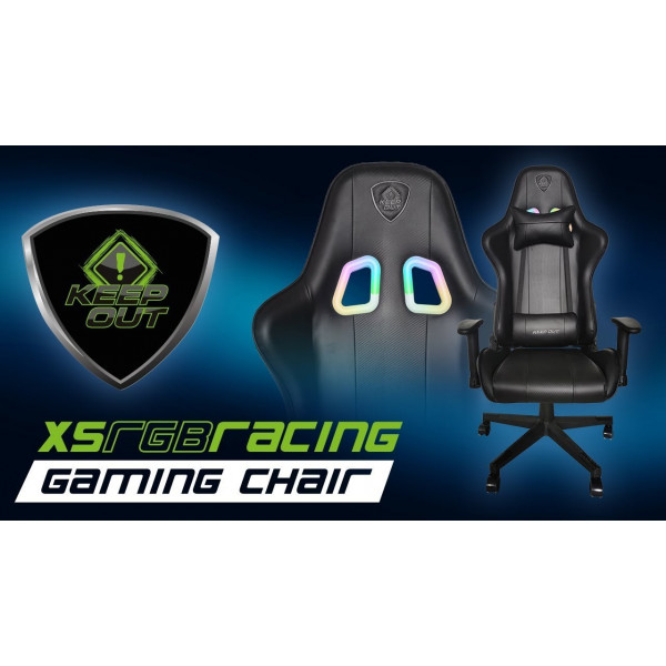 Silla Gamer Keep Out Xspro Racing Gris Rgb