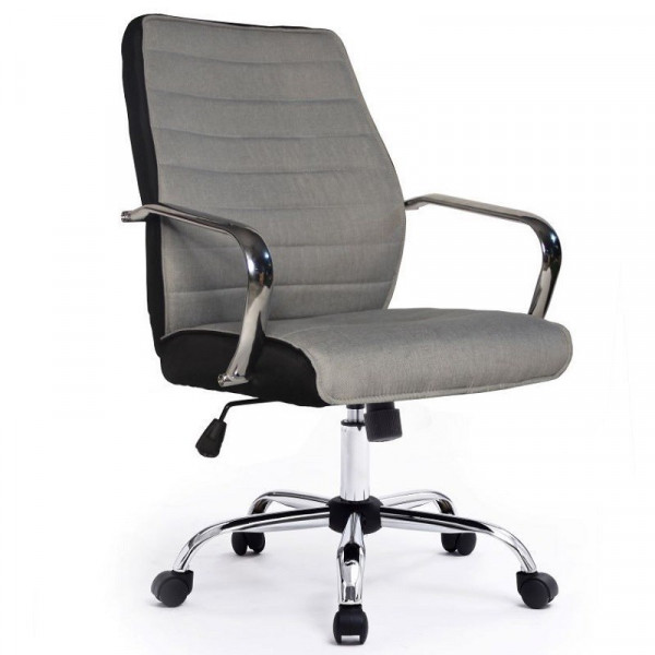 SILLA OFICINA EQUIP RESPALDO MEDIO GRIS