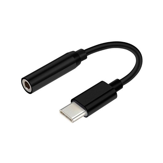 Adaptador Usb C A Audio Jack 3 5 Aisens Negro