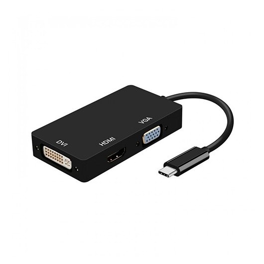 Adaptador Usb C A Dvihdmivga Aisens Negro