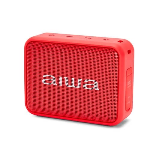 Altavoz Aiwa Bs 200rd Bluetooth Rojo 6wtwsm Libresbluet