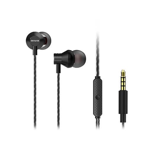 Auriculares Micro Aiwa Estm 50bk Negro Intrauraljack 35mm