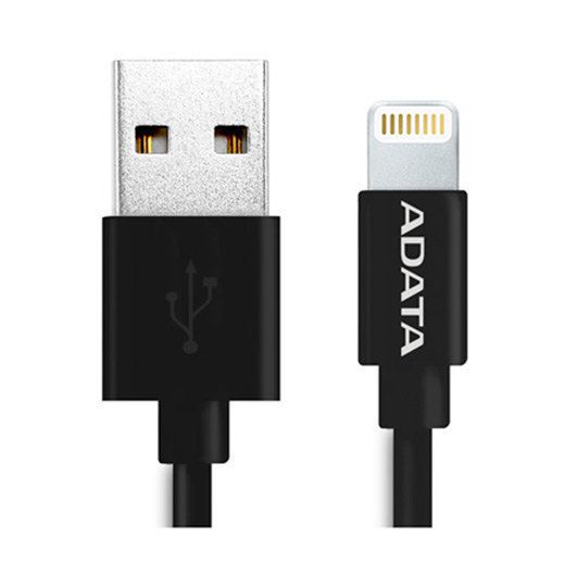 Cable Lightning A Usb A Adata Negro