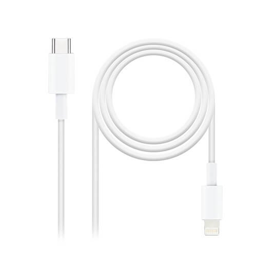 Cable Lightning A Usb C Nanocable 1m Blanco