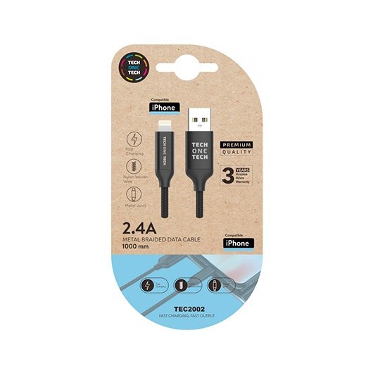 Cable Micro Usb Tech One Tech Para Apple 1m