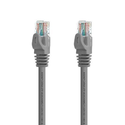 Cable Red Aisens Rj45 Lszh Cat7 10m Gris