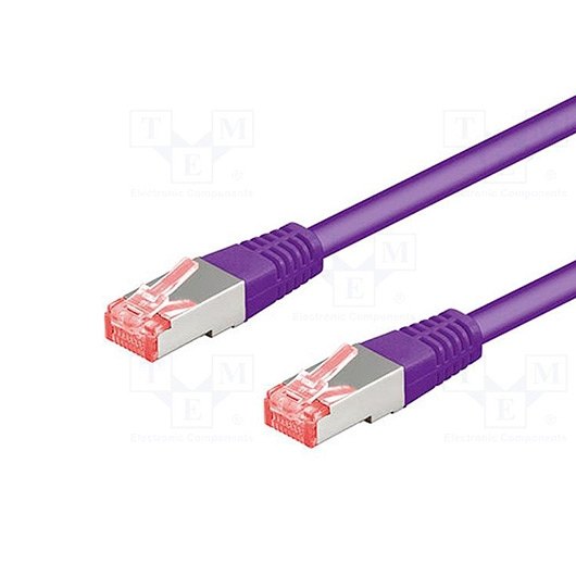 Cable Red Sftp Cat6 Rj45 Goobay 1 5m Violeta