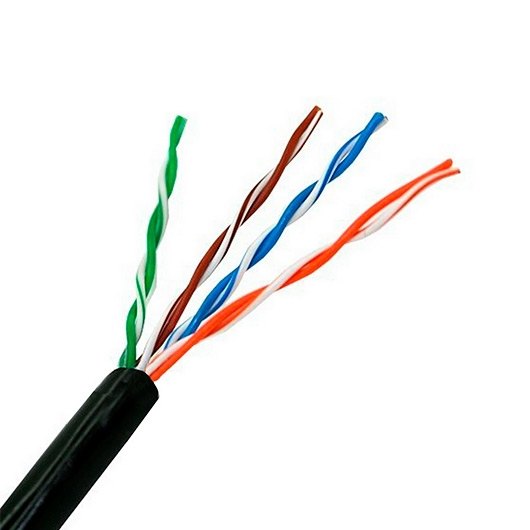 Cable Red Utp Cat5 Rj45 Aisens 100m Negro Awg24exterior A1