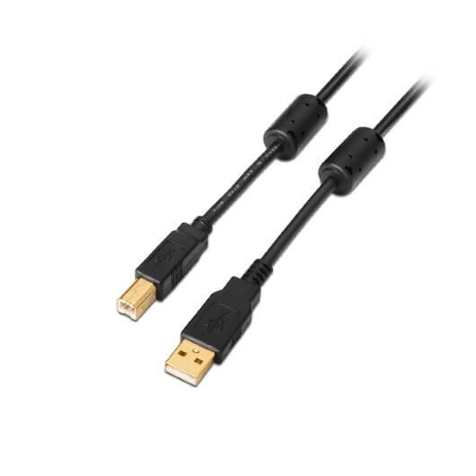 Cable Usb A M 20 Impresora A Usb B M Aisens 3m 3mmacho A