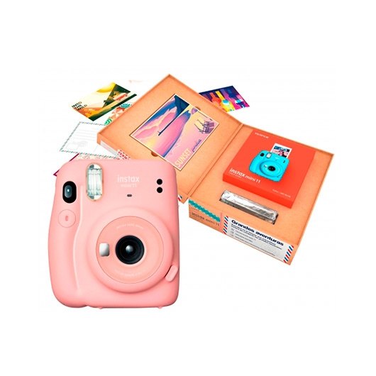 Camara Fujifilm Instax Mini11 Bundle Blush Pink