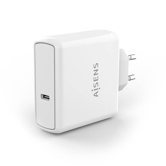 Cargador Usb C Pd3 0 Usb C Qc30 Aisens Blanco