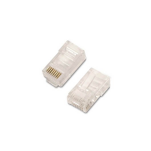 Conector Rj45 Cat 5 Bolsa 100 Unidades Aisens 8 Hilosawg