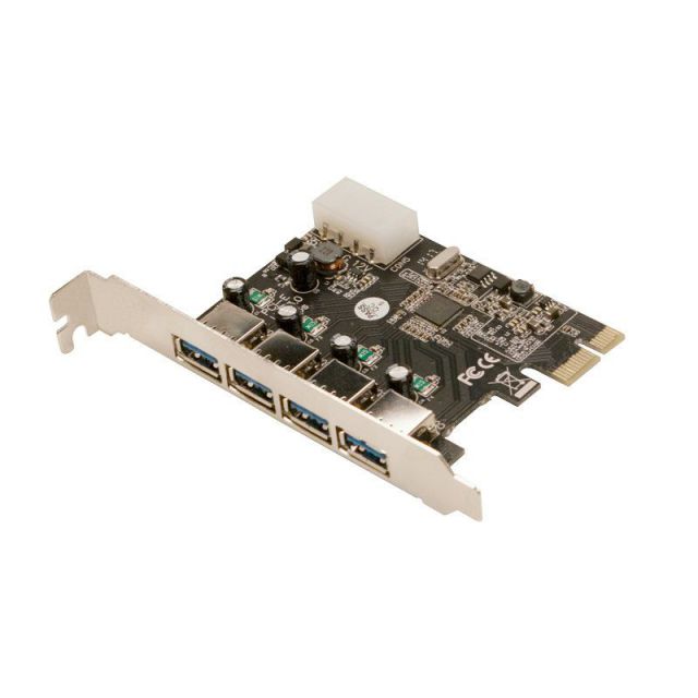 Controladora Mini Pcie 4xusb30 Pci E Logilink