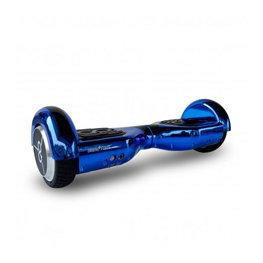 Hoverboard Skateflash K6 Chromeblueb Azul Cromado
