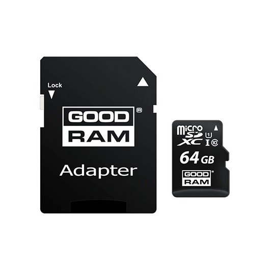 Mem Micro Sd 64gb Goodram M1aa Cl10 Uhs I Adapt