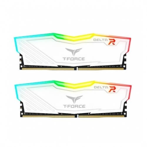 Modulo Ddr4 32gb 2x16gb 2666mhz Teamgroup Delta Rgbblanco