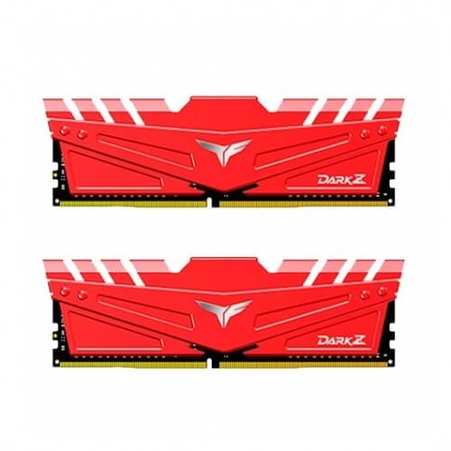 Modulo Ddr4 32gb 2x16gb 3200mhz Teamgroup Dark Z Rojocl 16