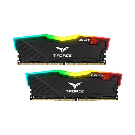 Teamgroup Delta Ddr4 16gb 2x8gb Pc3200 Negro