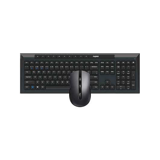 Pack Raton Teclado Wireless Rapoo 8210m Black