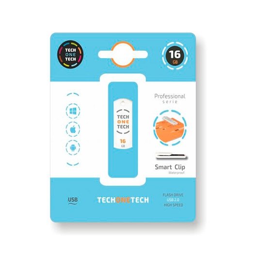 Pendrive 16gb Tech One Smart Clip