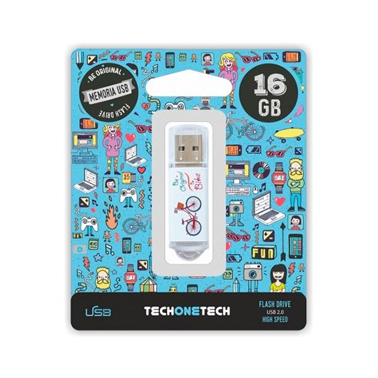 Pendrive 16gb Tech One Tech Be Bike