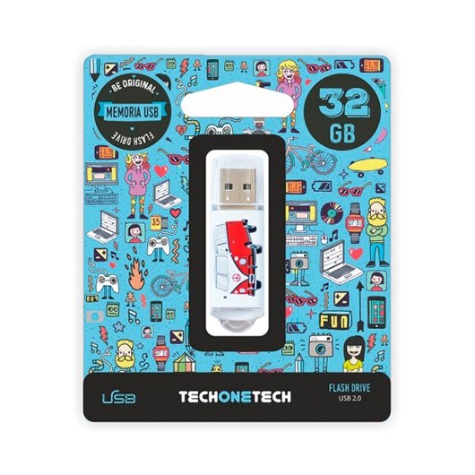 Pendrive 32gb Tech One Tech Camper Van Van