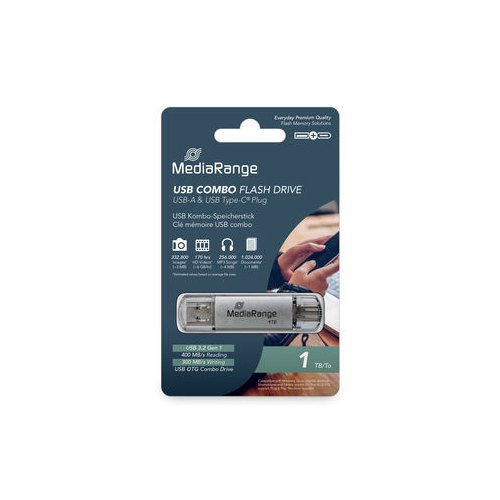 PENDRIVE COMBO 1TB USB 3 2 MEDIARANGE HIGH P