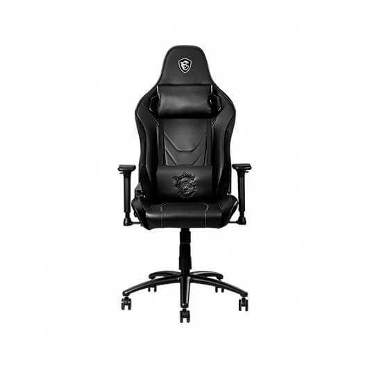 Silla Gaming Msi Mag Ch130x Negro Incluye Cojines Cervical