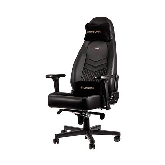 Silla Gaming Noblechairs Icon Real Leather Negro