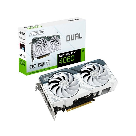 ASUS DUAL RTX 4060 8GB GDDR6 WHITE