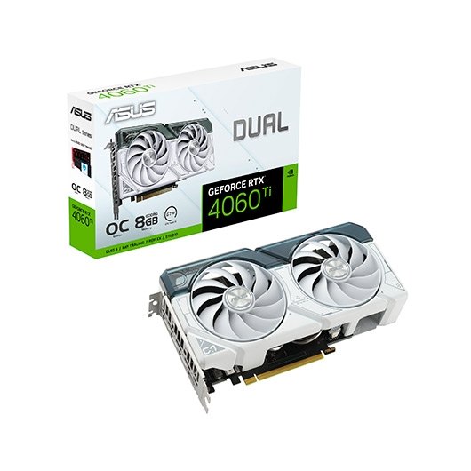 Tarjeta Grafica Asus Rtx 4060ti Dual Oc 8g Gddr6x White