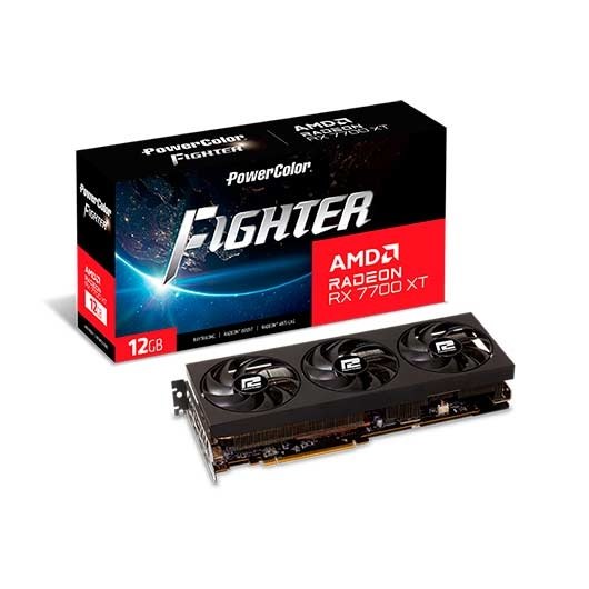 Powercolor Rx 7700xt 12gb Gddr6 Fighter