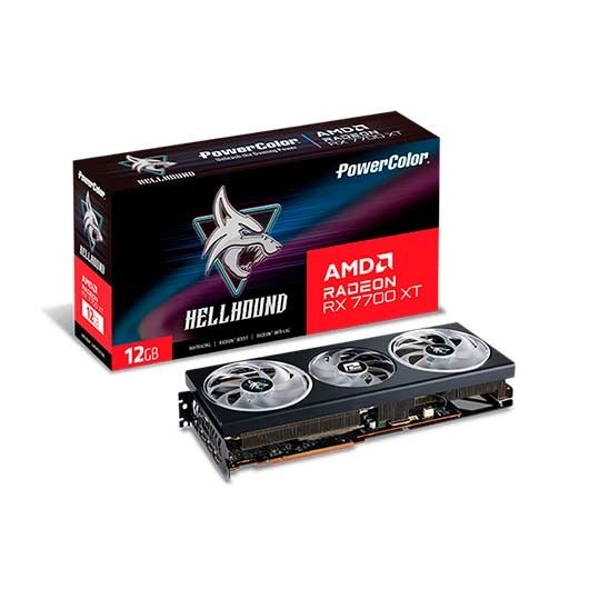 Powercolor Rx 7700xt 12gb Gddr6 Hellhound