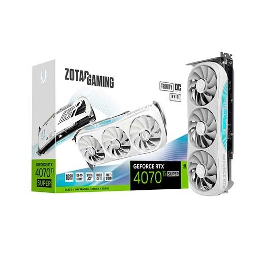 ZOTAC RTX 4070 TI SUPER TRINITY OC WHITE ED 16GB
