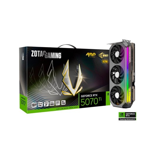 ZOTAC RTX 5070TI AMP EXT INFINITY ULTRA 16