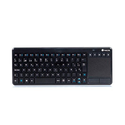 Teclado Inalambrico Ngs Tvwarrior Con Touchpad