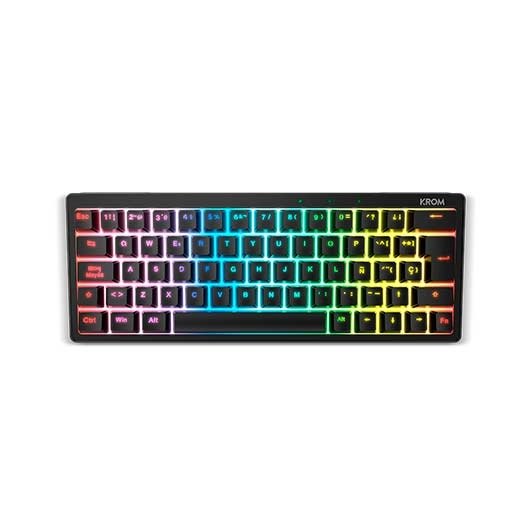 TECLADO KROM KREATOR MECANICO GAMING NEGRO